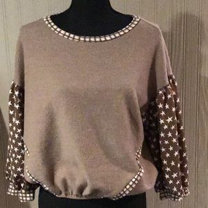 Star Print Sweater